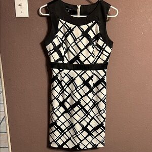 Maurices Black and White Patterned Dress